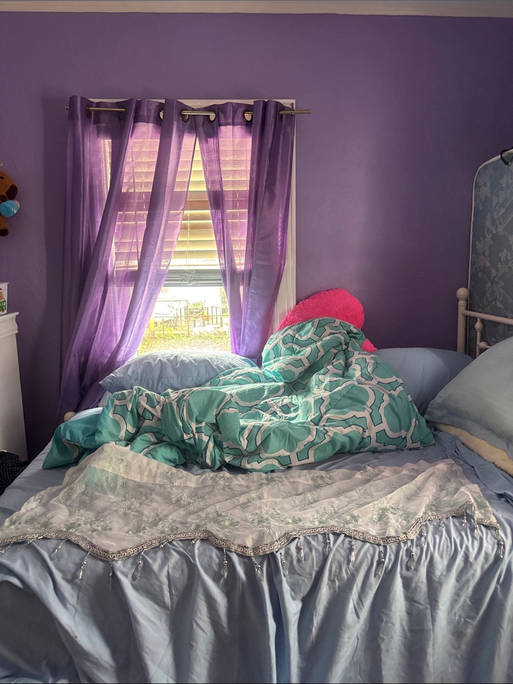 Turquoise Geometric Comforter Set - Home Bedding